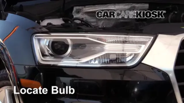 2018 Audi Q3 Quattro Premium 2.0L 4 Cyl. Turbo Éclairage Feux de croisement (remplacer l'ampoule)